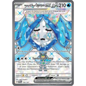 Wellspring Mask Ogerpon ex - 194/167 - Full Art Secret Rare