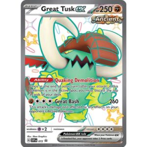 Great Tusk ex - 072 - Shiny Promo - ENG