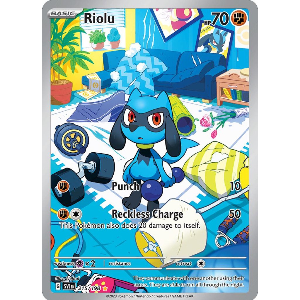 POKÉMON TCG - Riolu Illustration Rare - 215/198 main image 1