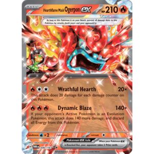 Hearthflame Mask Ogerpon ex - 040/167 - Ultra Rare
