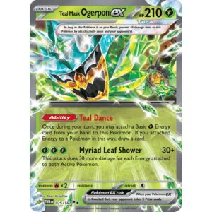 Teal Mask Ogerpon ex - 025/167 - Ultra Rare