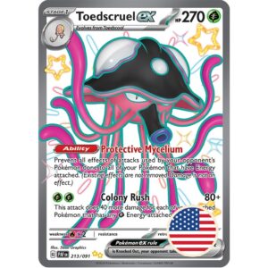 Toedscruel ex - 213/091 - Shiny Ultra Rare