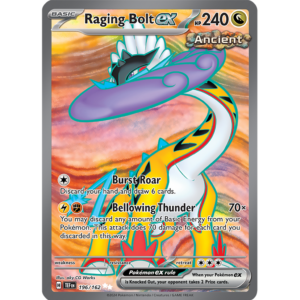 Raging Bolt ex - 196/162 - Full Art Secret Rare
