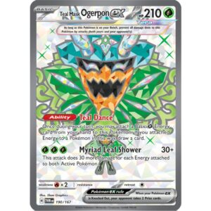Teal Mask Ogerpon ex - 190/167 - Full Art Secret Rare
