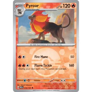 Pyroar - (Poke Ball Pattern) - 016/131 - Uncommon