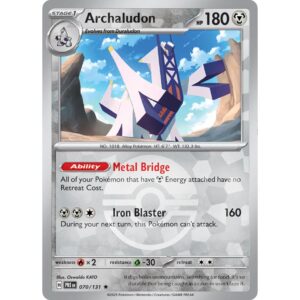 Archaludon - (Poke Ball Pattern) - 070/131 - Holo Rare