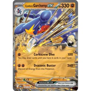 Cynthia's Garchomp ex - 104/182 - Ultra Rare