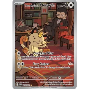Team Rocket's Meowth - 203/182 - Illustration Rare
