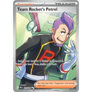 Team Rocket's Petrel - 226/182 - Full Art Ultra Rare