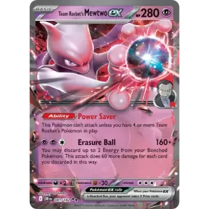 Team Rocket's Mewtwo ex - 081/182 - Double Rare