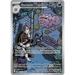 Team Rocket's Weezing - 199/182 - Illustration Rare