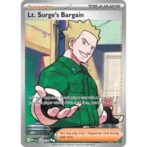 Lt. Surge's Bargain - 170/132 - Full Art Secret Rare