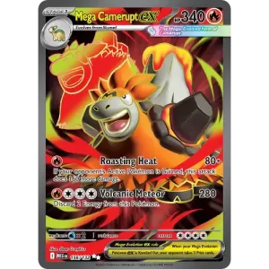Mega Camerupt ex - 156/132 - Full Art Secret Rare