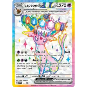Espeon ex – SVP175 – Full Art Secret Rare Promo