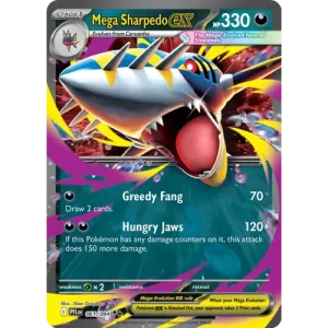 Mega Sharpedo ex - 061/094 - Double Rare