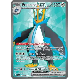 Empoleon ex - 114/094 - Full Art Secret Rare