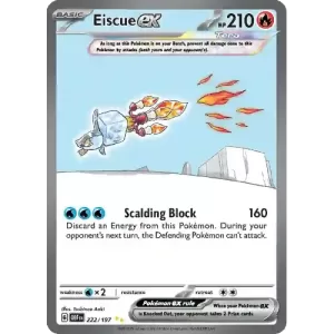 Eiscue ex - 222/197 - Special Illustration Rare