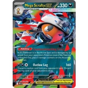 Mega Scrafty ex - 135/217 - Ultra Rare