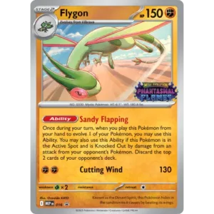 Flygon Prerelease - MEP016 - Stamped Phantasmal Flames Promo