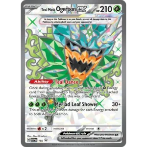 Teal Mask Ogerpon ex – SVP166 – Full Art Secret Rare Promo