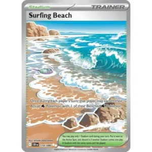 Surfing Beach – 114/086 – Full Art Secret Rare