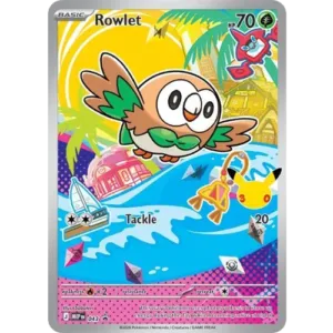 Rowlet – MEP043 – Illustration Rare Promo