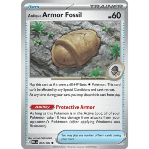 Antique Armor Fossil - 072/084 - Common