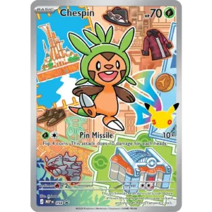 Chespin – MEP058 – Illustration Rare Promo