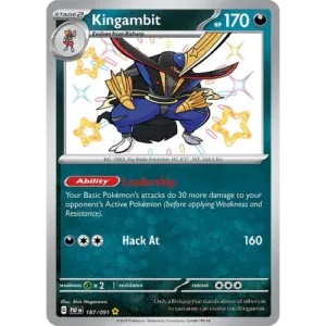 Kingambit - 187/091 - Shiny Rare