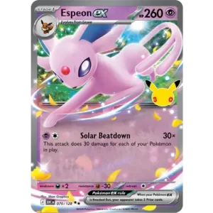 Espeon ex – 070/128 – Double Rare