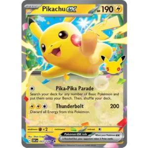 Pikachu ex – 053/128 – Double Rare