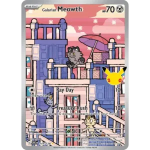 Galarian Meowth – 141/128 – Illustration Rare