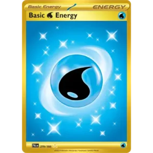 Basic Water Energy - 279/193 - Gold Secret Rare